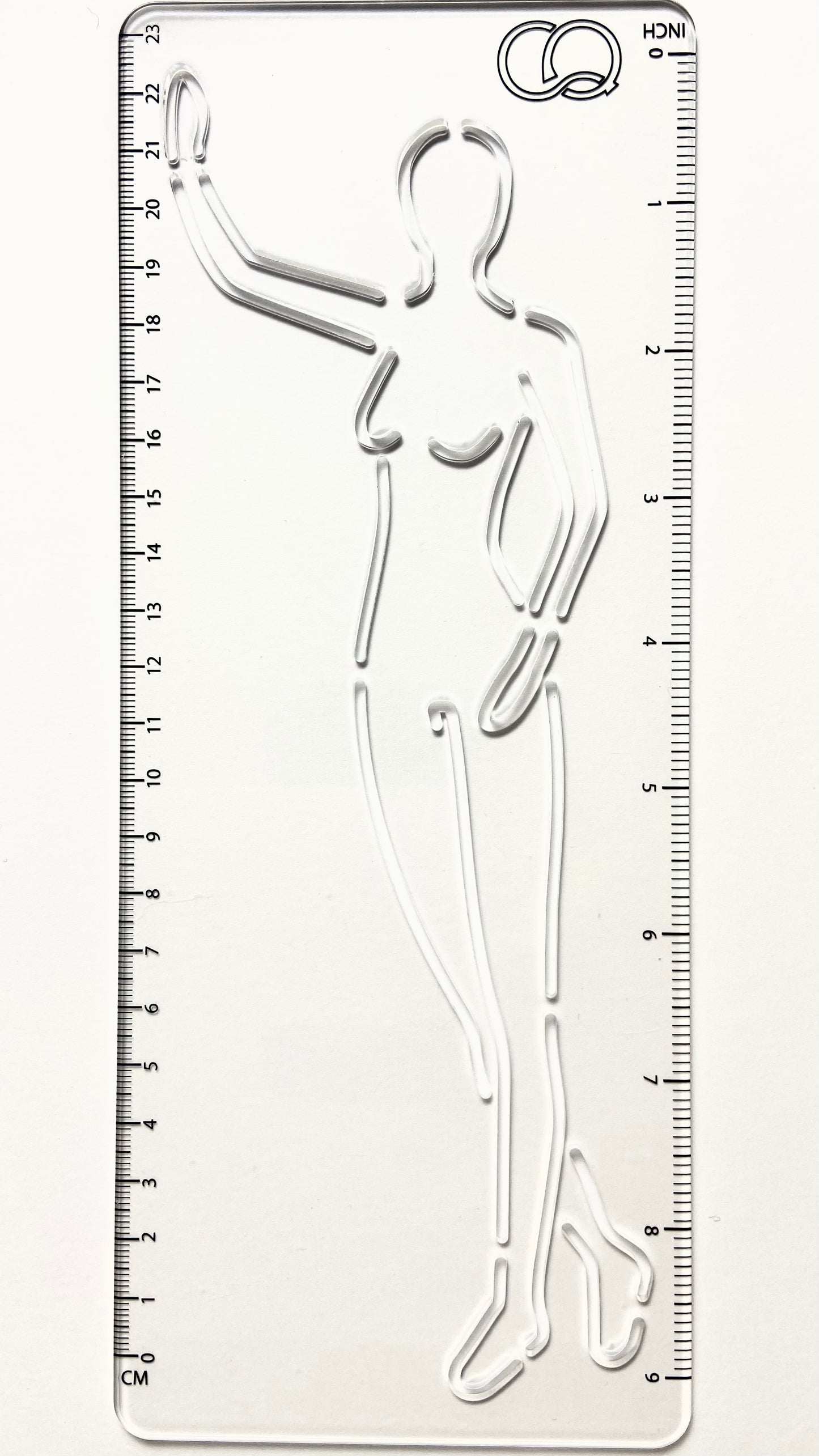 CROQI WOMAN TALL Hand on Wall Pose 25x10cm