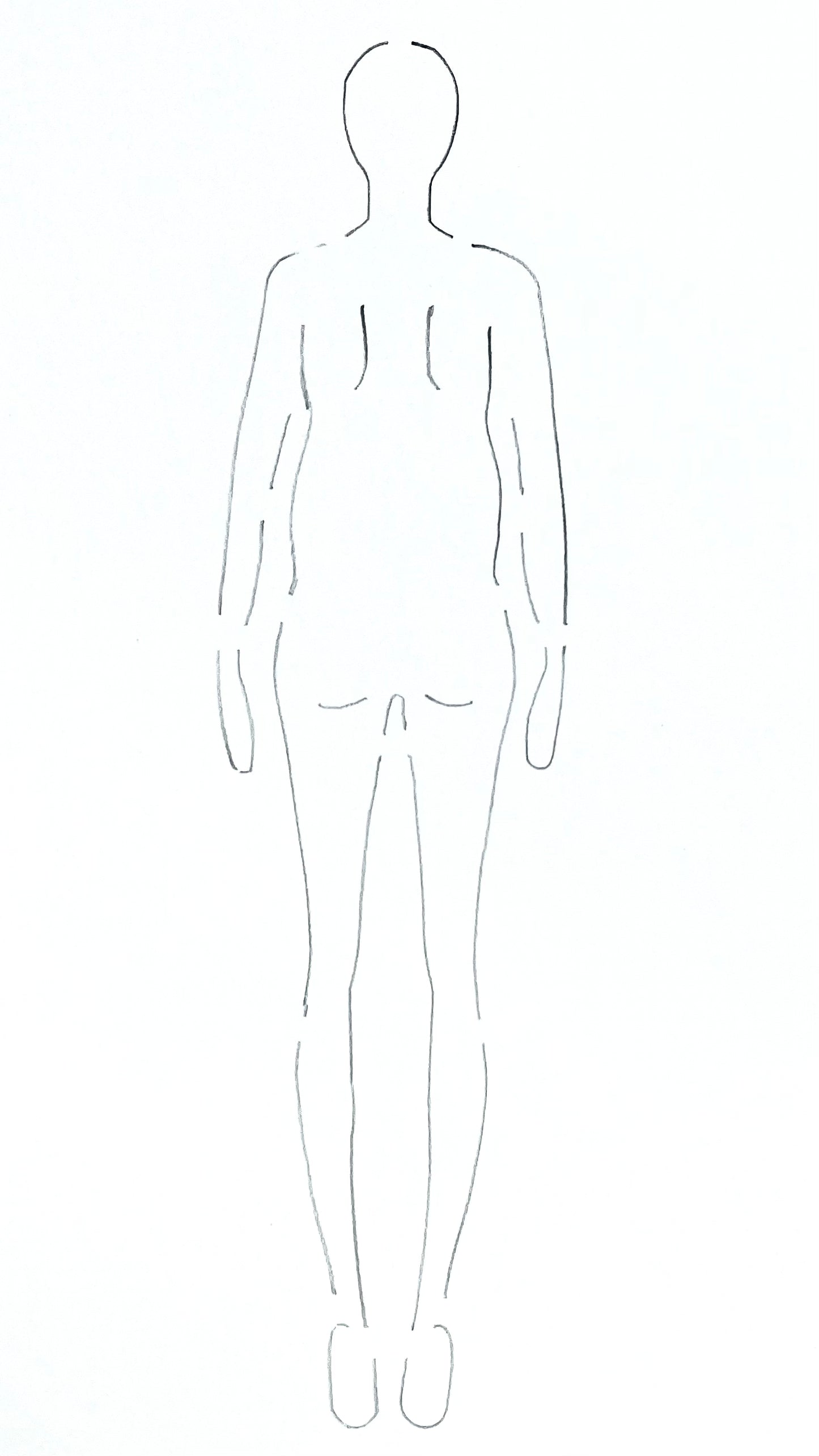 CROQI WOMAN MATERNITY Back Pose 25x10cm