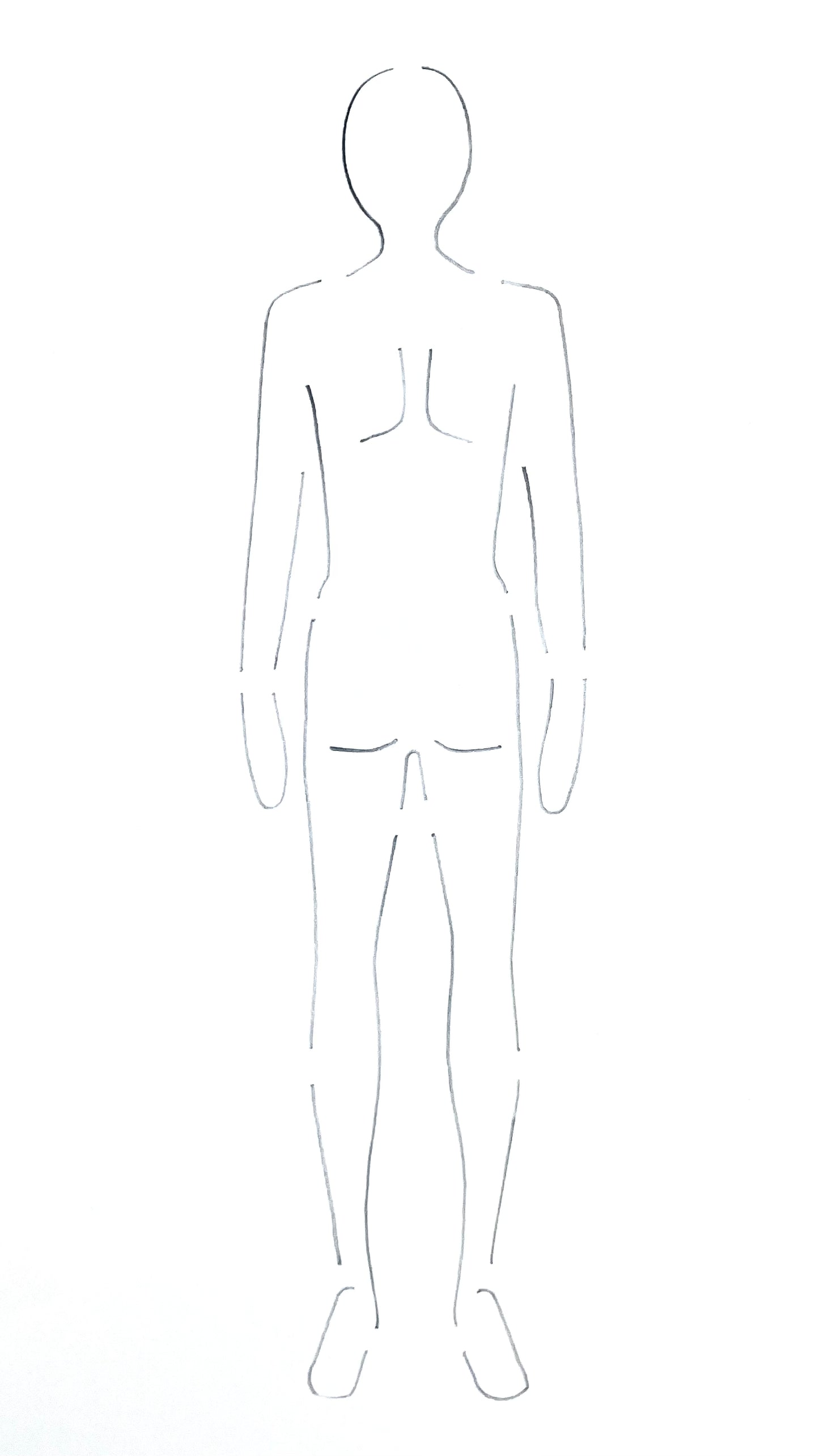 CROQI MAN Back Pose 25x10cm