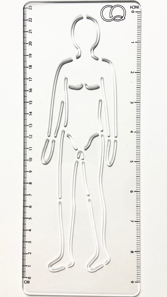 CROQI MAN Three Quarter Pose 25x10cm
