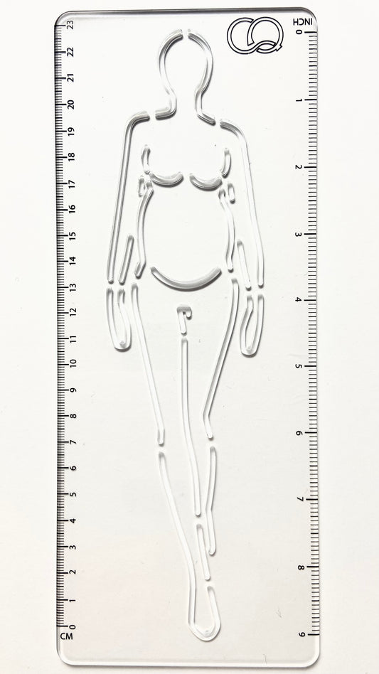CROQI WOMAN MATERNITY Walk Pose 25x10cm
