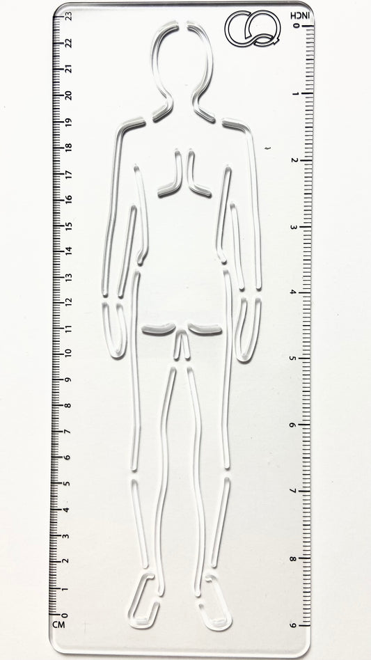 CROQI MAN Back Pose 25x10cm