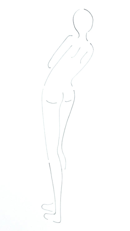 CROQI WOMAN TALL Slouch Pose 25x10cm