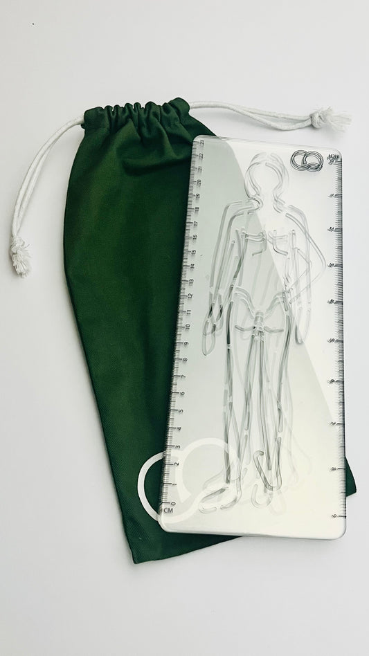 CROQI MAN Fashion Stencil Bundle + Carry Bag (All 6 Poses)