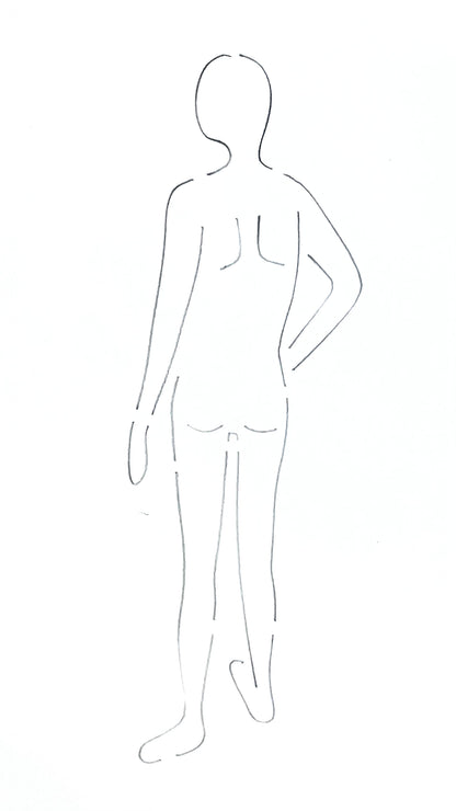 CROQI MAN Look Back Pose 25x10cm