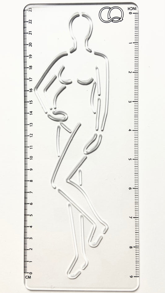 CROQI WOMAN MATERNITY Hand on Hip Pose 25x10cm