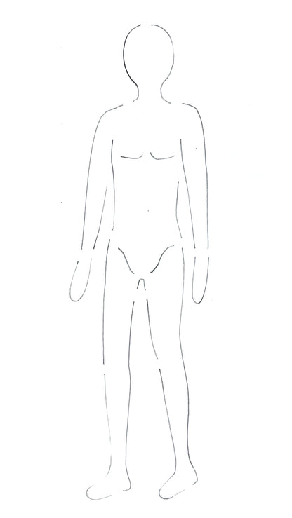 CROQI MAN Three Quarter Pose 25x10cm