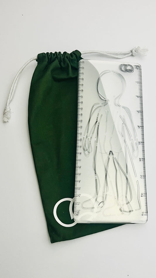 CROQI CHILD Fashion Stencil Bundle + Carry Bag (All 5 Poses)