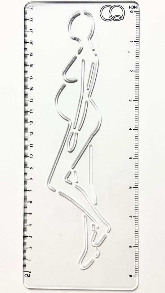 CROQI WOMAN MATERNITY Side Pose 25x10cm