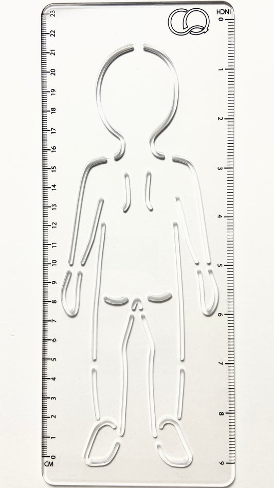 CROQI CHILD Back Pose 25x10cm