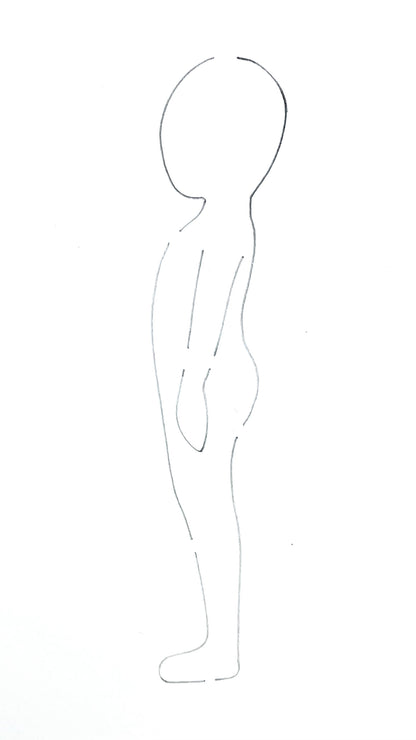 CROQI CHILD Side Pose 25x10cm
