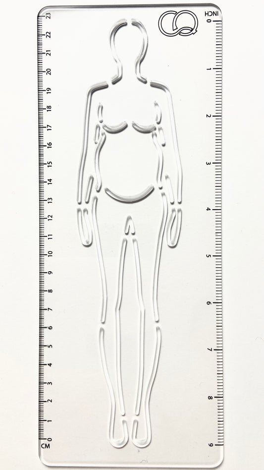 CROQI WOMAN MATERNITY Front Pose 25x10cm