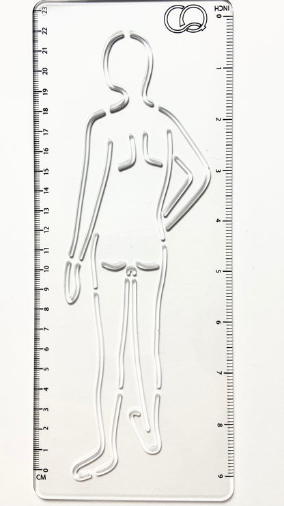 CROQI MAN Look Back Pose 25x10cm