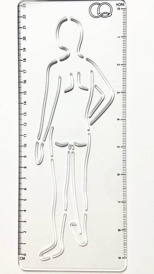 CROQI MAN Look Back Pose 25x10cm