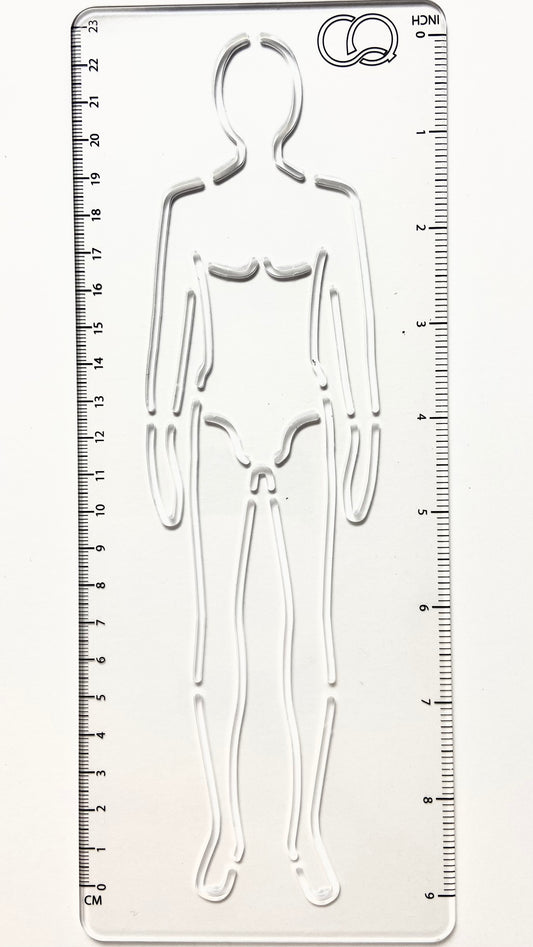 CROQI MAN Front Pose 25x10cm