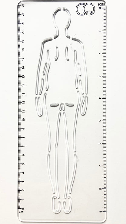 CROQI WOMAN MATERNITY Back Pose 25x10cm