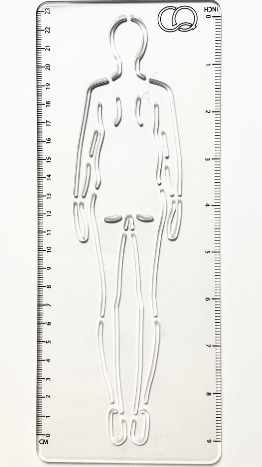 CROQI WOMAN MATERNITY Back Pose 25x10cm
