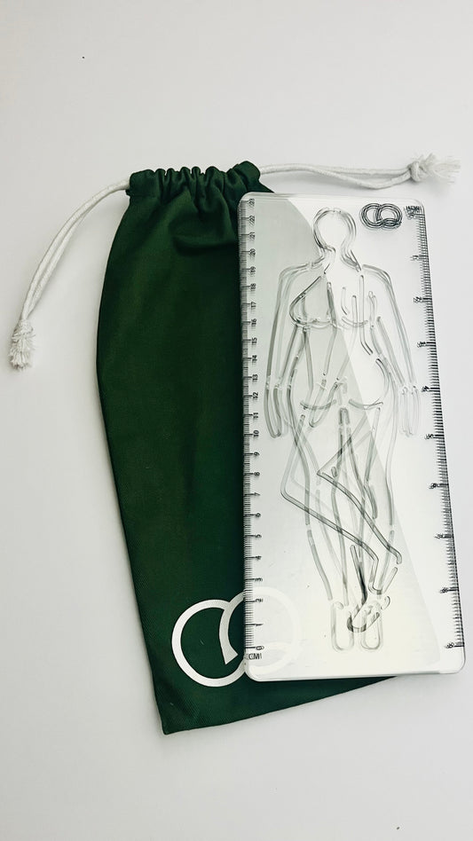 CROQI WOMAN (CURVY) Fashion Stencil Bundle + Carry Bag (All 5 Poses)